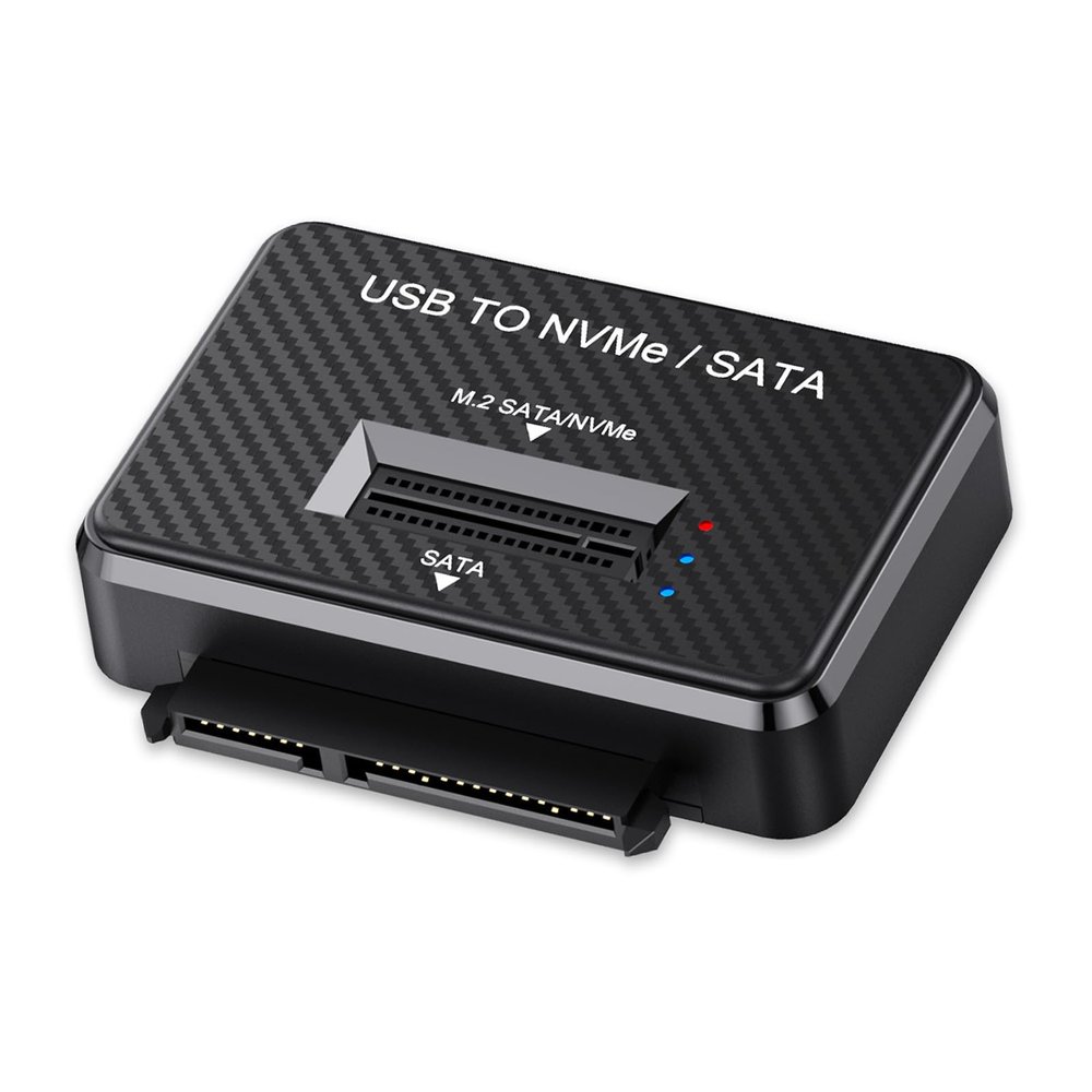 budebuse NVMe Docking Station with Fan for High Speed Data Clone Housing Adapter