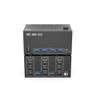 KVM Switch 4 Monitors 2 Computers,USB 3.0 HDMI+DisplayPort Four Monitor for PC Share Display 4USB(204 1H3D) view 1