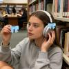1 Pair Blue Bows Decor Headphone Accessories, 3D Cute Bow Decoration for Headphones, Silicone Headphone Clip Decor for Women Girls Gamers view 3