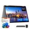 HP OmniBook X Flip 2-in-1 Laptop, 14" 2K Touchscreen Display, AMD Ryzen AI 5 340, 16GB RAM, 1.16TB Storage (1TB SSD+160GB Docking Station Set), Backlit Keyboard, Wi-Fi 6E, Win 11 Pro, Silver view 1