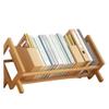AHUCPLKN Cd Rack Cd storage rack CD countertop desktop solid wood disc album display comic bookshelf(Medium) view 1