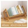 AHUCPLKN Cd Rack Cd storage rack CD countertop desktop solid wood disc album display comic bookshelf(Medium) view 2