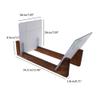 AHUCPLKN Cd Rack Record Storage Holder, Portable Stand, Stacks up to 50 Albums view 2