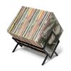AHUCPLKN Cd Rack CD Record Display Rack Magazine Placement Metal Desktop Creative Bookshelf Storage(Large) view 3