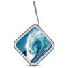 RLDOBOFE Ocean Wave3 CD Case Holder Hard Plastic DVD Disc Storage Case Holder DVDs Wallet Holders with Zipper Disc Cases Storage Binder CD/DVD Case Wallet for Car Home Office Travel view 3