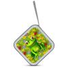 RLDOBOFE Frog CD Case Holder Hard Plastic DVD Disc Storage Case Holder DVDs Wallet Holders with Zipper Disc Cases Storage Binder CD/DVD Case Wallet for Car Home Office Travel view 3