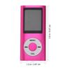 DOITOOL Portable Mp4 Music Player with 1.8-inch Screen and USB Port, Pink Digital Mp3 Player with Memory Card Slot, Photo Viewer and Voice Recorder for Travel and Daily Use view 2