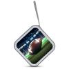 RLDOBOFE Football And Grass CD Case Holder Hard Plastic DVD Disc Storage Case Holder DVDs Wallet Holders with Zipper Disc Cases Storage Binder CD/DVD Case Wallet for Car Home Office Travel view 3