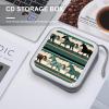 RLDOBOFE Horse Stripes Pattern CD Case Holder Hard Plastic DVD Disc Storage Case Holder DVDs Wallet Holders with Zipper Disc Cases Storage Binder CD/DVD Case Wallet for Car Home Office Travel view 4