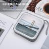 RLDOBOFE Mackinac Suspension Bridge CD Case Holder Hard Plastic DVD Disc Storage Case Holder DVDs Wallet Holders with Zipper Disc Cases Storage Binder CD/DVD Case Wallet for Car Home Office Travel view 4