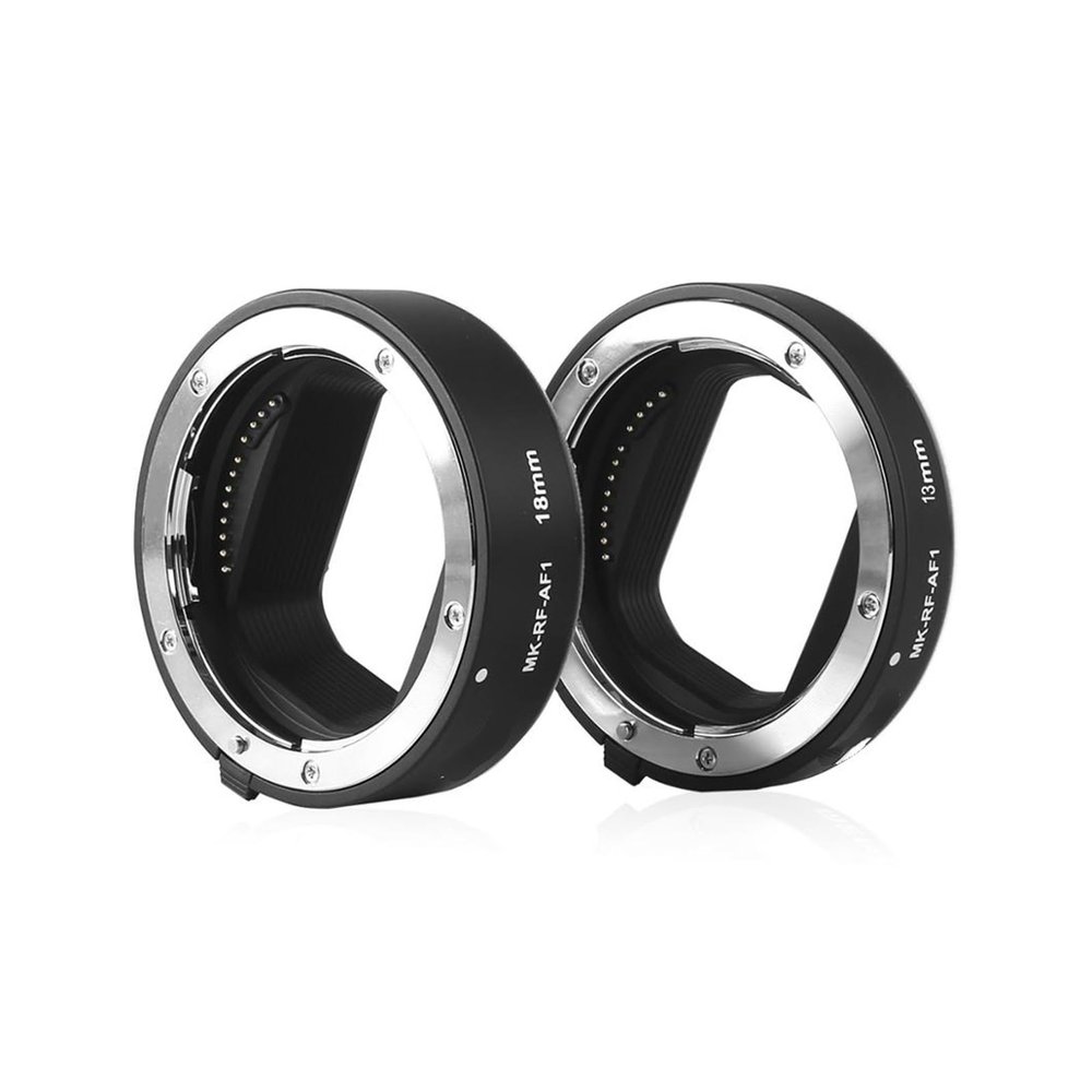 Lens Adapter, Metal AF Macro Extension Tube Auto Focus Adapter Ring 13mm 18mm,Compatible for Canon EOS-R EOS-RF EOS-RP Series Camera,Parts