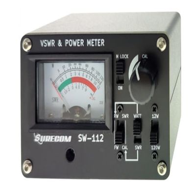 Surecom SW-112HF 1.5-60MHz 120W V.S.W.R. & Power Meter for Two Way Radio