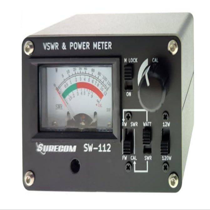 Surecom SW-112HF 1.5-60MHz 120W V.S.W.R. & Power Meter for Two Way Radio
