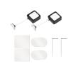 Retractable Remote Control Tether Cable Cord for Securing TV Remotes, Game Controllers and Tablets in Homes, Offices and Showrooms(One Set) view 1