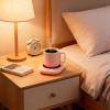 Energy Efficient USB Heated Mug Pad 2-Touch Temp Modes Auto Shut-Off Design Stainless Steel Compatible Office Desk Drink Heating Pad view 3