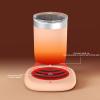 Energy Efficient USB Heated Mug Pad 2-Touch Temp Modes Auto Shut-Off Design Stainless Steel Compatible Office Desk Drink Heating Pad view 4