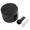 Compact desktop vacuum cleaner designed for strong suction and efficient cleaning of crumbs, dust, and debris in home and office workspaces (Black) view 2