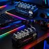 5-Ports USB Hub, Share USB Devices with Ambient Lighting & Independent Switch, Computer Connection Not Supported, Creative Metal Handle Design, for Studio Gaming Room view 2