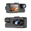 3 Channel 4K Dash Cam with WiFi, 1080P Front Inside and Rear Cameras,120 Wide Angle, Night Vision & Parking Assist, HD Recording(Hardwire Kit and Memory Card not Included) view 1