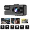 3 Channel 4K Dash Cam with WiFi, 1080P Front Inside and Rear Cameras,120 Wide Angle, Night Vision & Parking Assist, HD Recording(Hardwire Kit and Memory Card not Included) view 2