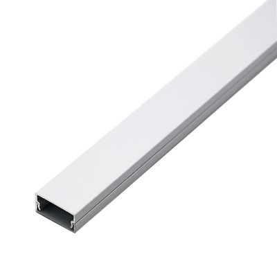 TIANYUU Aluminum Alloy Semicircle self-Adhesive Cable Cove Square Box PVC Cable Trunking Self Adhesive Floor Wire Cover 1M Multicolor Multiple Sizes(C,20x10mm)