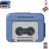 Creative Mini Tape Recorder Keychain,Portable Retro Recorder Keychain,Retro Cassette Player Pendant Gift with Three Songs,Fun Key Backpack Hanging Accessory Gifts for Birthday Valentine's Day Xmas view 1
