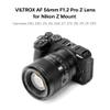 Viltrox AF 56mm F1.2 Pro Z APS-C Lens for Nikon Z-Mount  Ultra-Bright F1.2 Aperture, Dual Hyper VCM AF Motor, 0.5 m Close Focus, for Z30, Z50, Z5, Z6, Z6 II, Z7, Z7 II, Z8, Z9, Z f, and Z fc view 3
