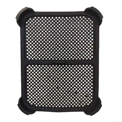Stainless Steel Silicone Splash Guard for Air Fryer, Non- Heat Resistant to 240C, Adjustable Fit Protection for NJ AF400/AF451/DZ401, Dishwasher Safe(1pcs)