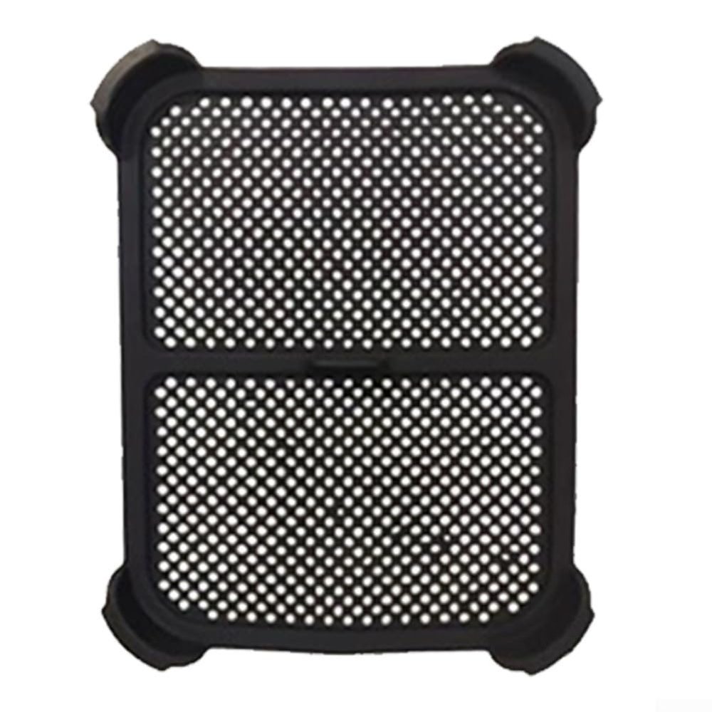Stainless Steel Silicone Splash Guard for Air Fryer, Non- Heat Resistant to 240C, Adjustable Fit Protection for NJ AF400/AF451/DZ401, Dishwasher Safe(1pcs)