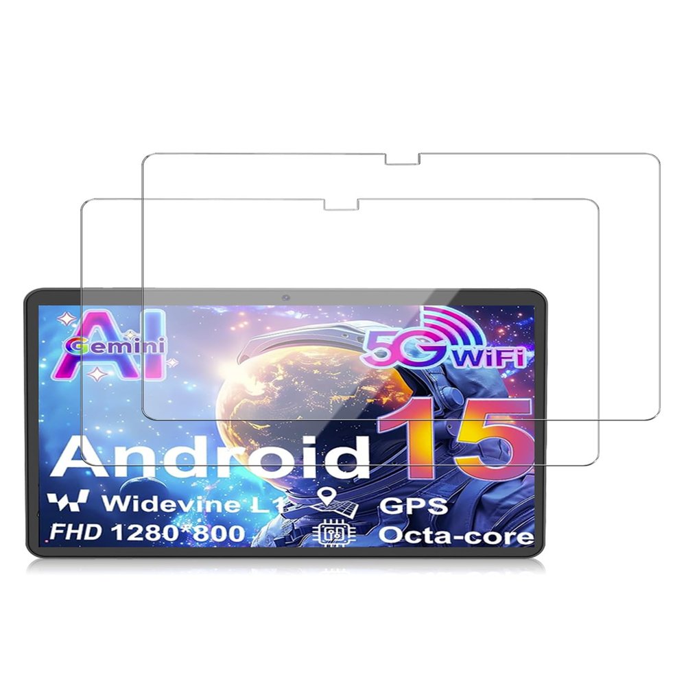 Arxonis 2-Pack Screen Protector for YESTEL D3 10.1 inch Tablet, 9H Hardness Tempered Glass, Anti-Fingerprint,Anti-Scratch, Easily Installation & HD Clear