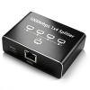 EBTOOLS Gigabit Ethernet Splitter 1 to 4, 1000Mbps High Speed RJ45 Ethernet Switch with USB Power Cable, Network Hub Applicable to Cat5/5e/6/7/8 Cable view 1