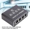 EBTOOLS Gigabit Ethernet Splitter 1 to 4, 1000Mbps High Speed RJ45 Ethernet Switch with USB Power Cable, Network Hub Applicable to Cat5/5e/6/7/8 Cable view 3