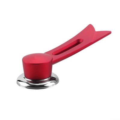Replacement Pan Handle with Stainless Steel Reinforced Base, for Durable Cookware Handle Grip for 15.3x4.2cm Pots, Heavy Duty Kitchen Pot Handle in Black, Red, Brown,(Red)