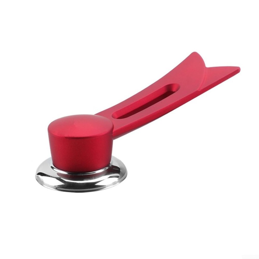 Replacement Pan Handle with Stainless Steel Reinforced Base, for Durable Cookware Handle Grip for 15.3x4.2cm Pots, Heavy Duty Kitchen Pot Handle in Black, Red, Brown,(Red)