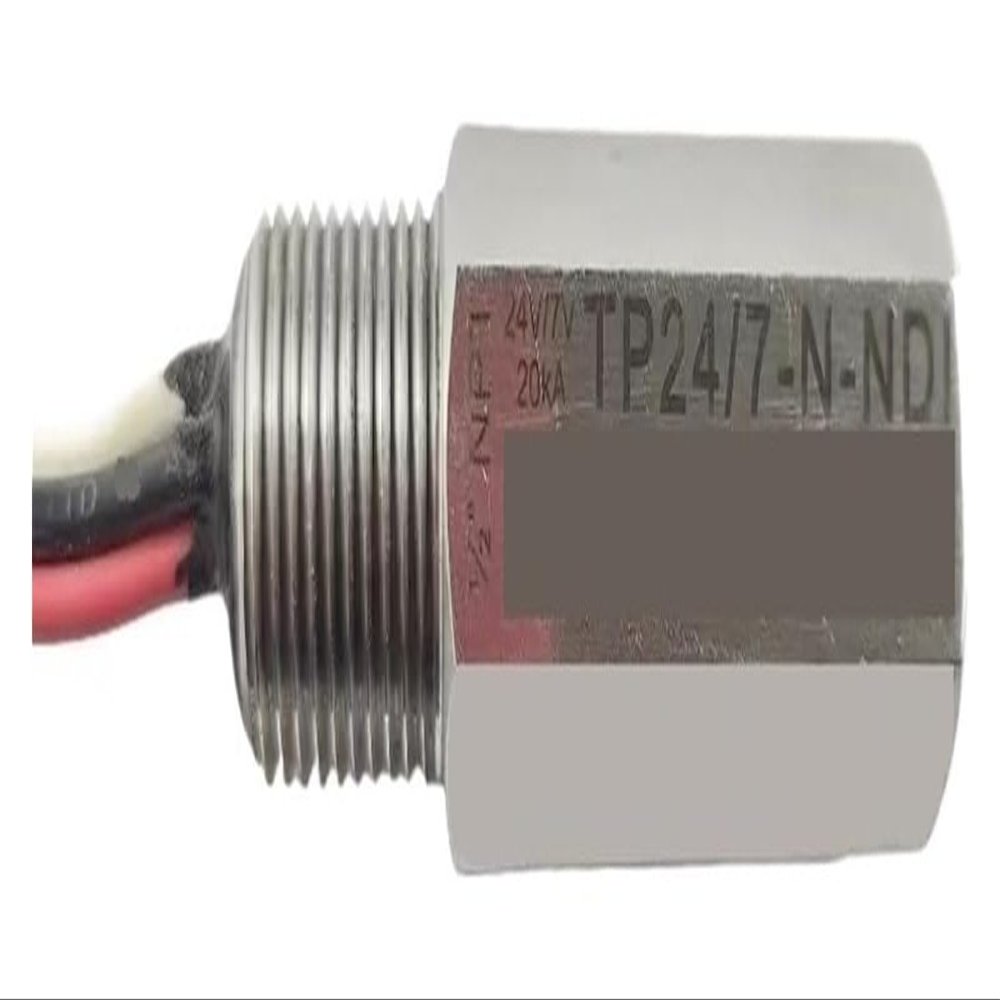 Fuboxg Surge Protector TP24/7-N-NDI, 1/2NPT, 20kA, Signal Power Line Protection for Field Transmitter .26114