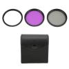 3pcs 49mm Multi Coated Lens Filter Kit, CPL FLD Camera Lens Filter Set with Aluminum Frame and 18 - Layer Double Sided Coating for DSLR Mirrorless Cameras view 1