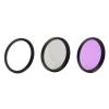 3pcs 49mm Multi Coated Lens Filter Kit, CPL FLD Camera Lens Filter Set with Aluminum Frame and 18 - Layer Double Sided Coating for DSLR Mirrorless Cameras view 4