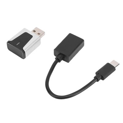 VELATEMOR Adapter, 2 in 1 Wireless Car Adapter for and Auto with 5.8G WiFi, Plug and Play, Online Software Updates, Compatible with iOS 10.0 and 10.0