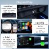 VELATEMOR Adapter, 2 in 1 Wireless Car Adapter for and Auto with 5.8G WiFi, Plug and Play, Online Software Updates, Compatible with iOS 10.0 and 10.0 view 3