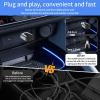 VELATEMOR Adapter, 2 in 1 Wireless Car Adapter for and Auto with 5.8G WiFi, Plug and Play, Online Software Updates, Compatible with iOS 10.0 and 10.0 view 4