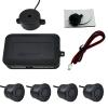 12V 22mm Car Parking Sensor Universal 4 Buzzer Reverse Backup Radar Sound Alert Indicator Probe System(Gray sensors) view 1