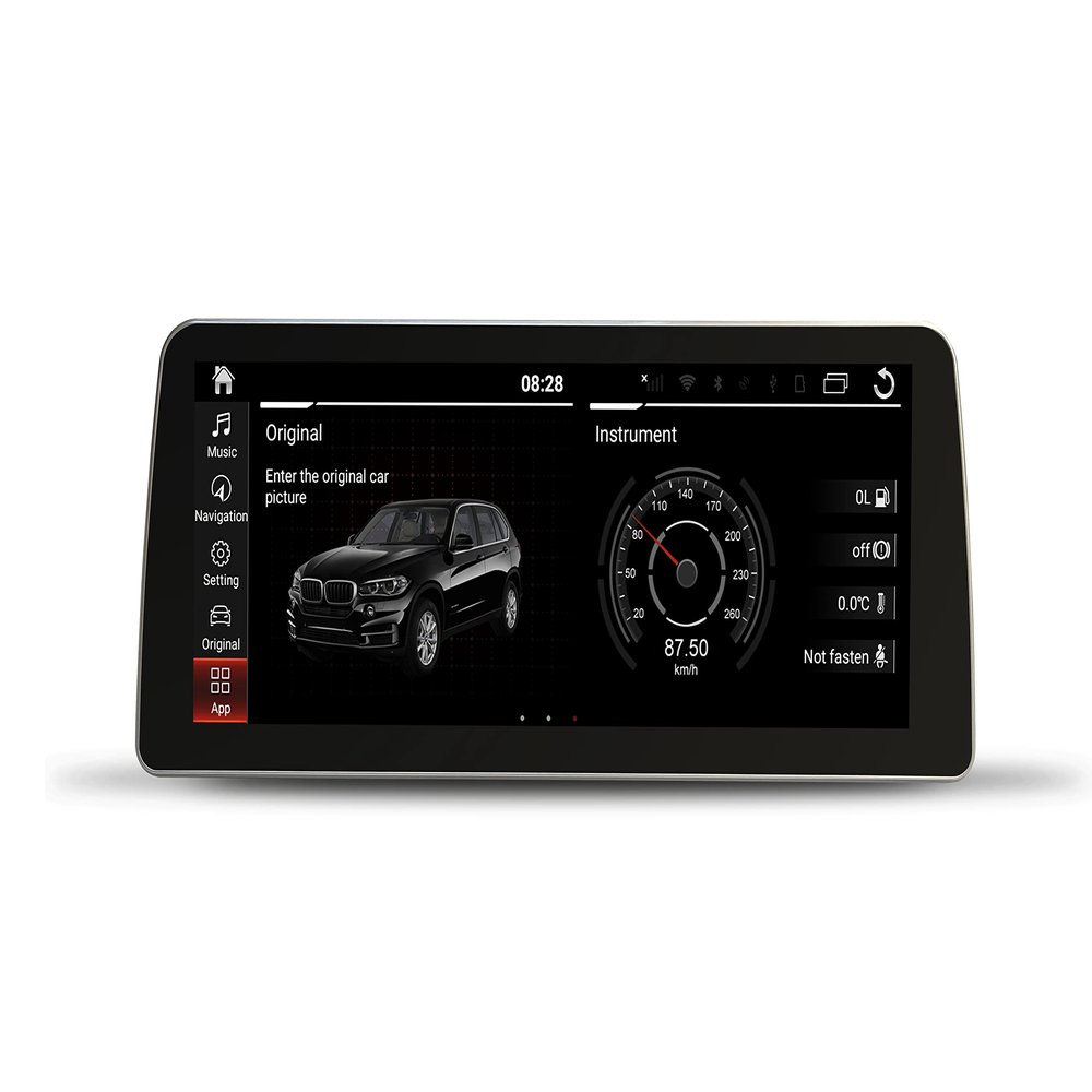 12.3 Inch Android Screen Upgrade for BMW 5 Series F10 F11 F18 NBT,CarPlay,Android Auto,Screen Mirroring,Split Screen,Wi-Fi,Music,Navigation,Vehicle Cameras, App Netflix Spotify TikTok YouTube (128GB)