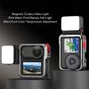 Heayzoki LED Video Light Kit for Action 6 Camera, Water Proof Magnetic Photography Fill Lighting with 3 Colors 3000K 4440K 8700K Adjustable for Vlogging Streaming view 2