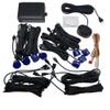 Djustable Buzzer Speaker Car Parking Sensors 8 Probes Front Back Buzzer Alert Car Detector Parking Assistance(White sensors) view 2
