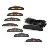 4 Parking Sensors LED Car Auto Backup Reverse Rear Radar System Alert Alarm Kit 12V Car Parking Sensor(White) view 3