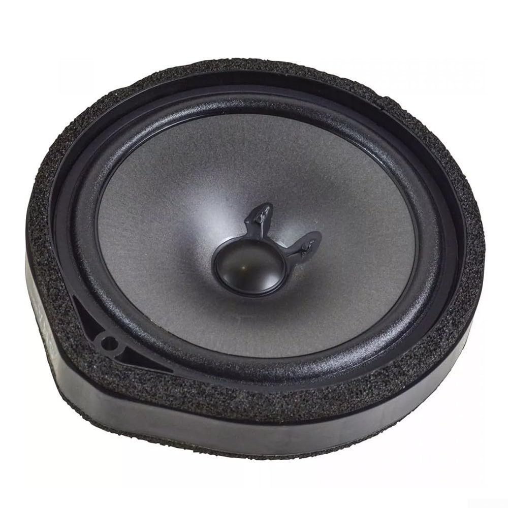 Front Door Speaker Assembly for Civic 2006-07, Replacement Audio Unit Compatible with OEM 39120-SNA-A01, ABS and Metal Interior Trim in Black/Silver