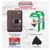 Fujifilm Mini LiPlay Hybrid Instant Camera with Mini Film, 32GB microSD Card, Charging Cable, Hand Strap and Pixibytes Microfiber Cleaning Cloth... (Deep Bronze + 20 Sheets) view 4