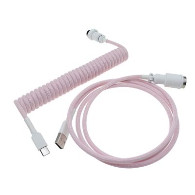Custom Coiled Keyboard Cable with Detachable Connector,USB C to USB A or USB C to USB C Mechanical Keyboard Cable,Handcrafted Custom Length, Compatible with Mechanical and Gaming Keyboards