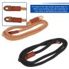 Lurrose 2pcs Camera Neck Shoulder Straps Set, Long Adjustable Nylon Sling Belts for Outdoor Hiking and Travel Photographers, Coffee and Black Color view 2