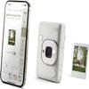 Fujifilm Mini LiPlay Hybrid Instant Camera with Mini Film, 32GB microSD Card, Charging Cable, Hand Strap and Pixibytes Microfiber Cleaning Cloth... (Misty White + 40 Sheets) view 4